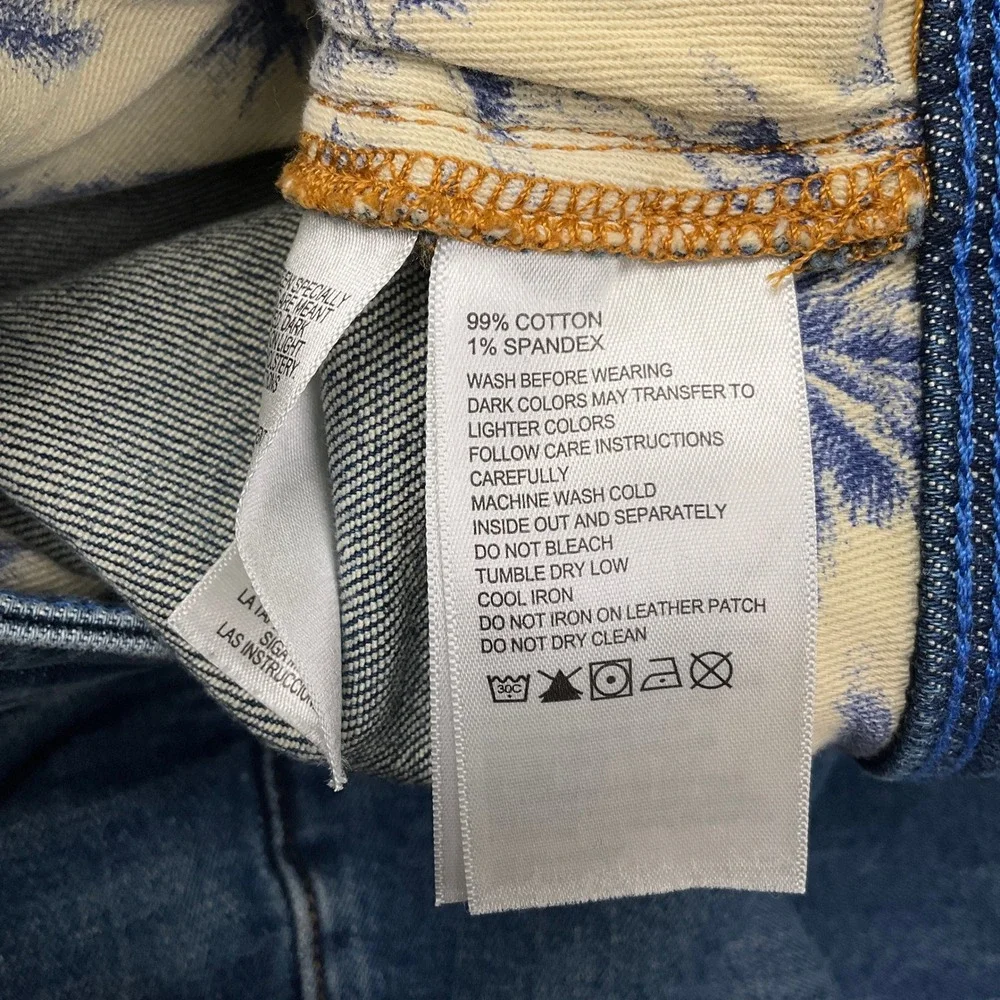 Tommy Bahama Jeans Mens 46W 32L Blue Straight Leg‎ ST124537
